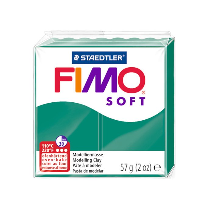 Boetseerklei FIMO soft smaragd/6x57g