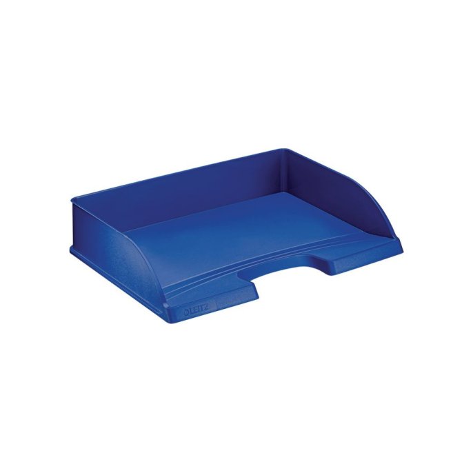 Brievenbak Leitz Plus folio dwars blauw