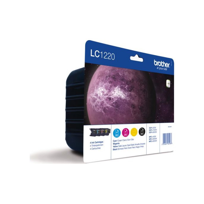 Brother Brother LC1220VALBPDR - zwart geel cyaan magenta - origineel - inktcartridge (pak 4 stuks)