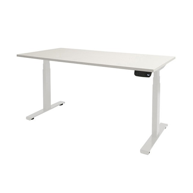 Bureau Dextro Plus 140x80cm wit/wit