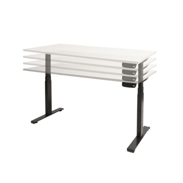 Bureau Dextro Plus 160x80 Honey/Zwart