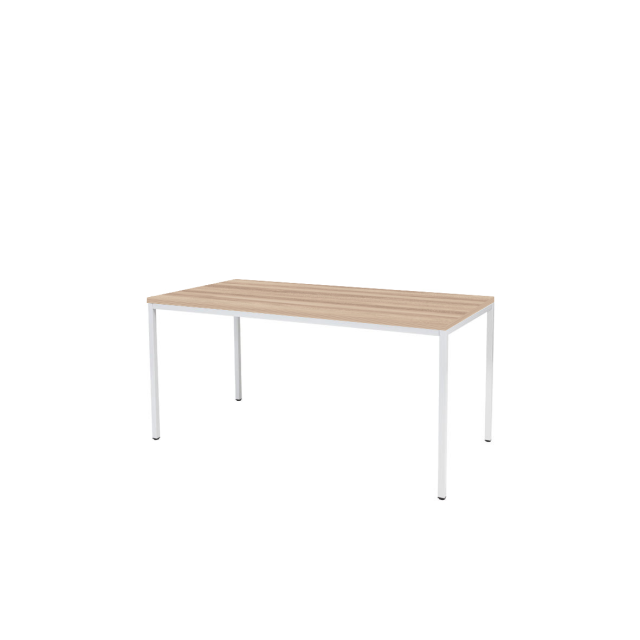 Bureau Domino Basic 160x80cm Ulme Baron/wit