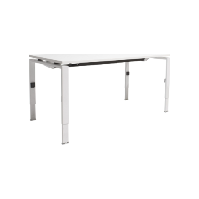 Bureau Linesto N4 120x80cm wit/wit