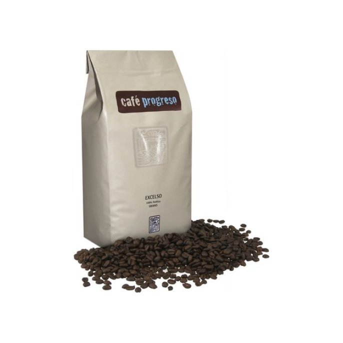 CAFÉ PROGRESO Excelso 100A Espressobonen 1 kg (doos 6 stuks)