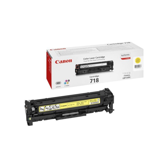 CANON 718 Toner Geel