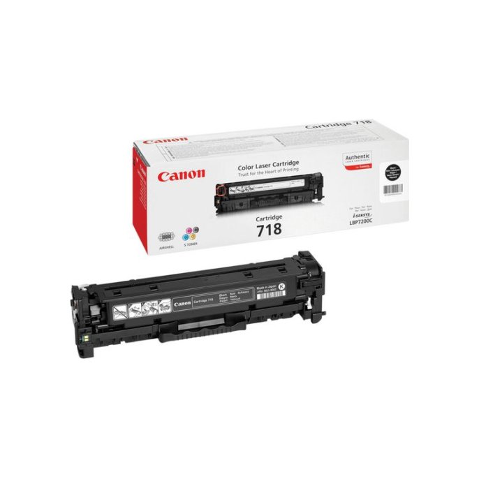 CANON 718 Toner Zwart