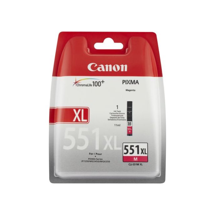 CANON CLI-551XLM HC Inktcartridge Magenta