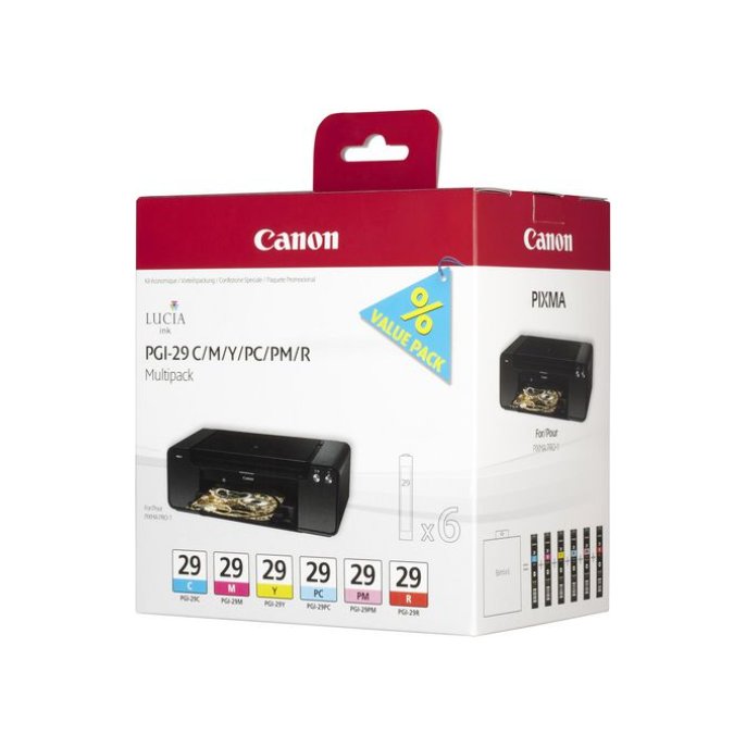 CANON PGI-29 Inktcartridge Kleur (pak 6 stuks)