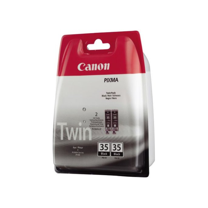 CANON PGI-35 Inktcartridge Zwart (pak 2 stuks)