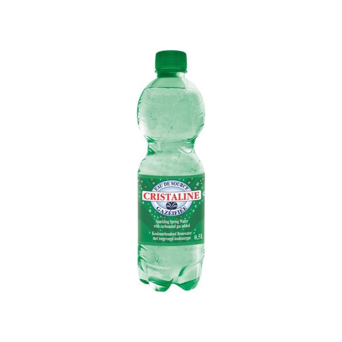 CRISTALINE Mineraalwater Koolzuurhoudend 0.5 liter Petfles (pak 12 x 500 milliliter)