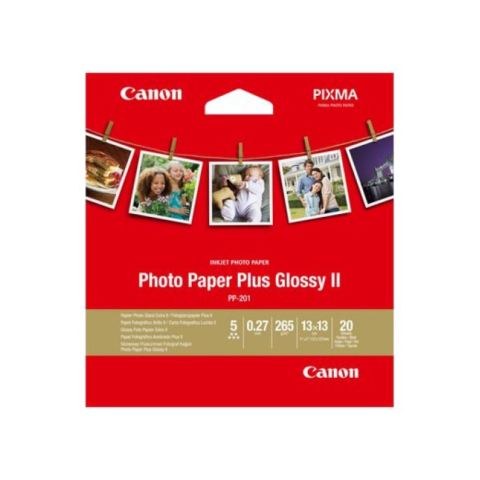 Canon Photo Paper Plus Glossy II PP-201 fotopapier (pak 20 vel)