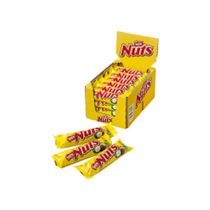 Chocoladereep Nuts (24 stuks)