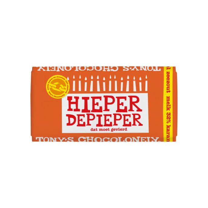 Chocoladereep Tonys 180gr hieper de