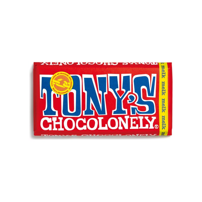 Chocoladereep Tonys 180gr melk