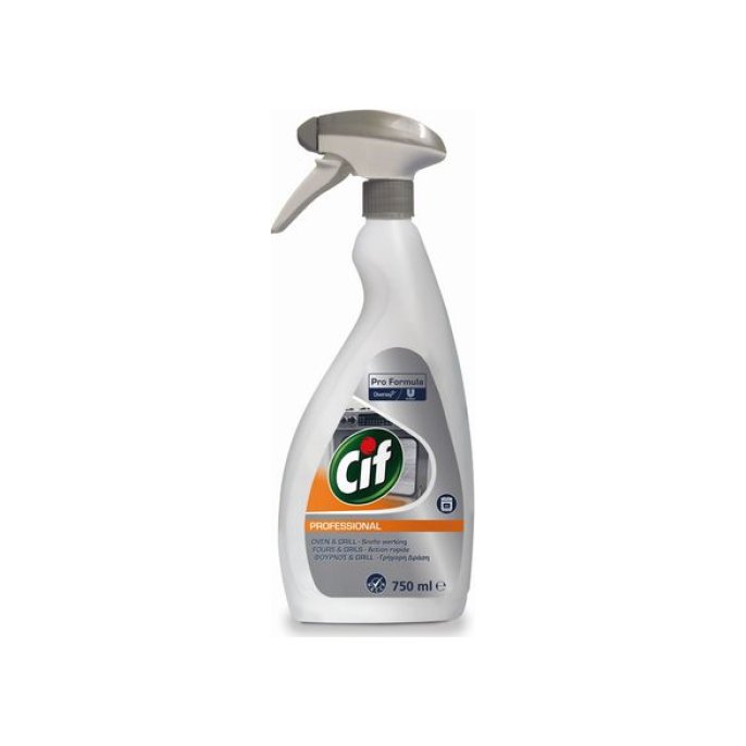 Cif Professionele Oven- en Grillreiniger Vloeibare Spray (fles 750 milliliter)