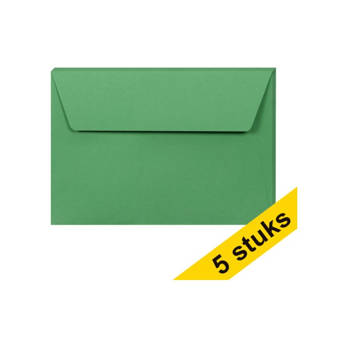 Clairefontaine Envelop C6 120g bosgroen (5 stuks)