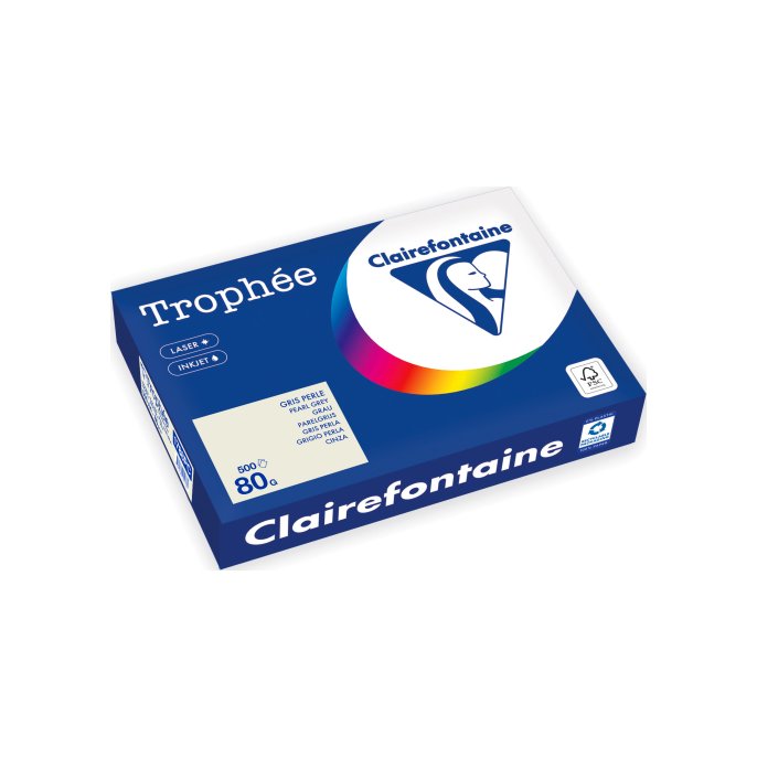 Clairefontaine Papier A4 80g parelgrijs (500vel)