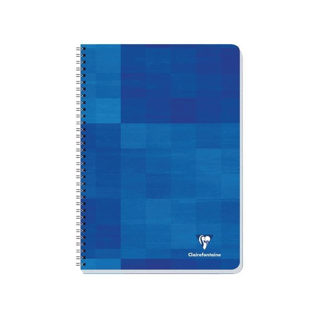 Clairefontaine Spiraalblok 220 x 170 mm Gelinieerd Assorti (doos 10 stuks)