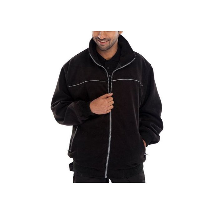 Click Endeavour Fleece Jas Maat 5XL Zwart