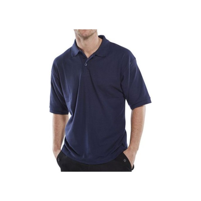 Click Poloshirt Maat 4XL Marine