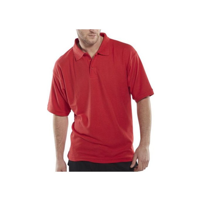 Click Poloshirt Maat L Rood