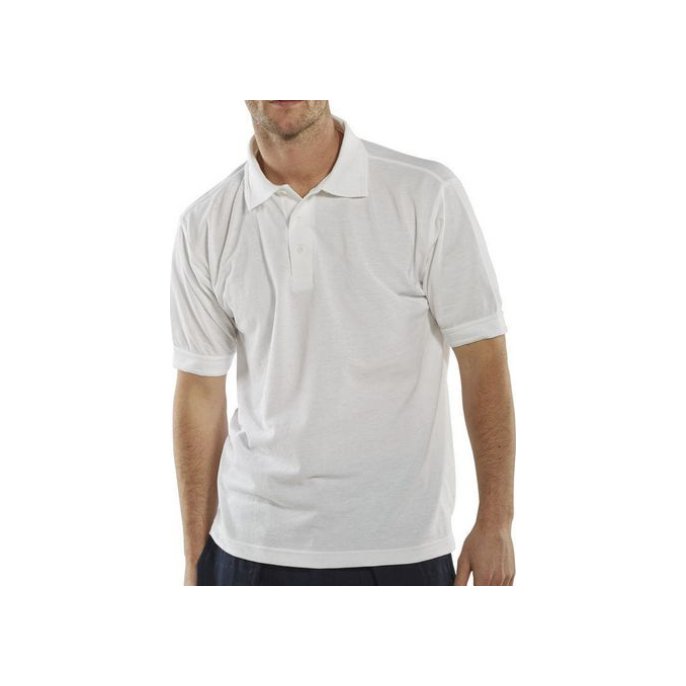 Click Poloshirt Maat L Wit