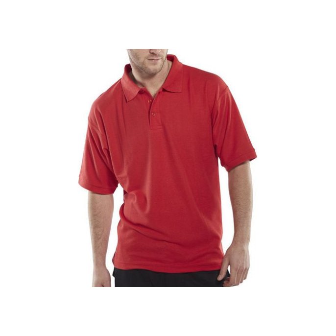 Click Poloshirt Maat S Rood