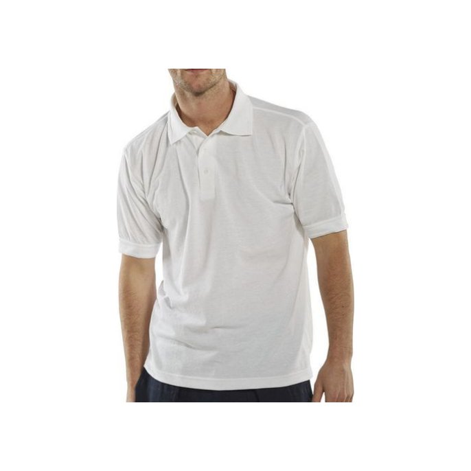 Click Poloshirt Maat S Wit