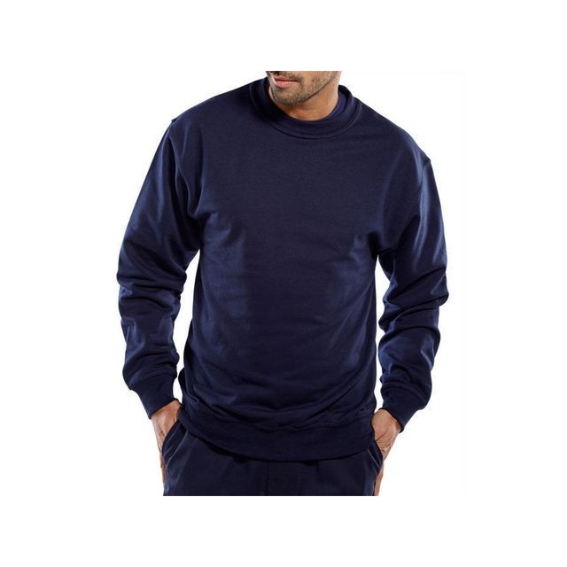 Click Sweatshirt Lange mouwen Maat 4XL Blauw