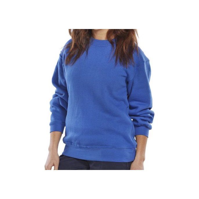 Click Sweatshirt Lange mouwen Maat 4XL Blauw