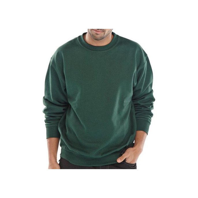 Click Sweatshirt Lange mouwen Maat 4XL Groen