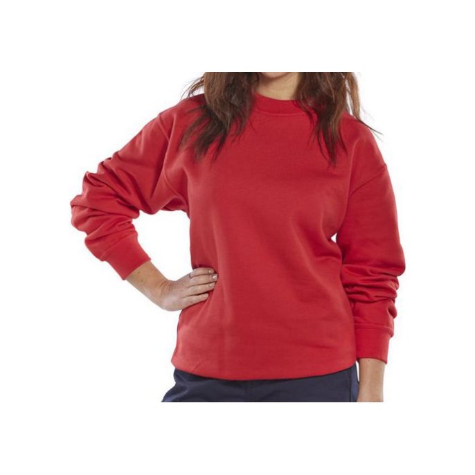 Click Sweatshirt Lange mouwen Maat S Rood