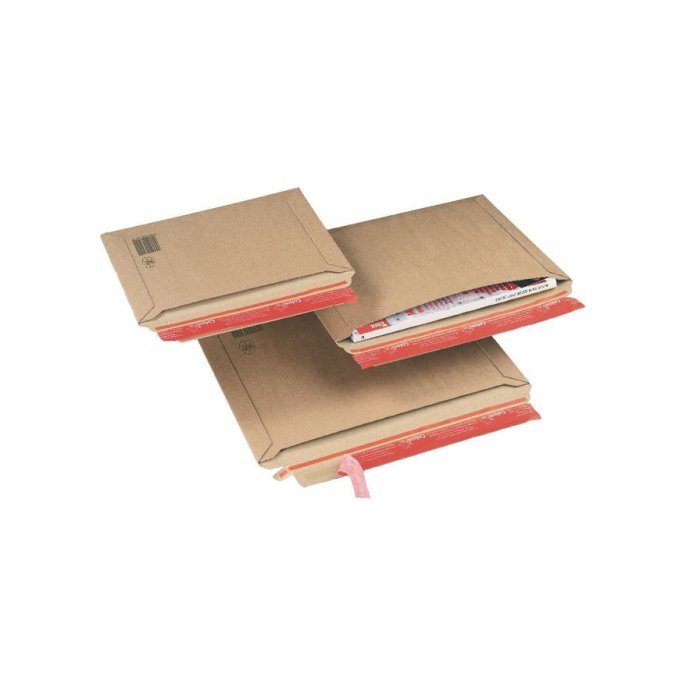 ColomPac Kartonnen envelop met dwarsvulling B5+ 270 x 185 x 50mm (doos 100 stuks)