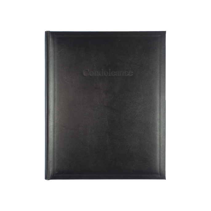 Condoleance Album Met Vakverdeling 26 x 21 cm