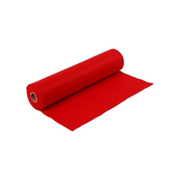 Creotime Hobbyvilt Op Rol 0.45 x 5 m Rood (rol 5 meter)