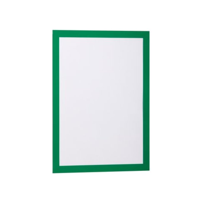 DURABLE Duraframe Zelfklevend Kader A4 Magnetisch Groen (pak 2 stuks)