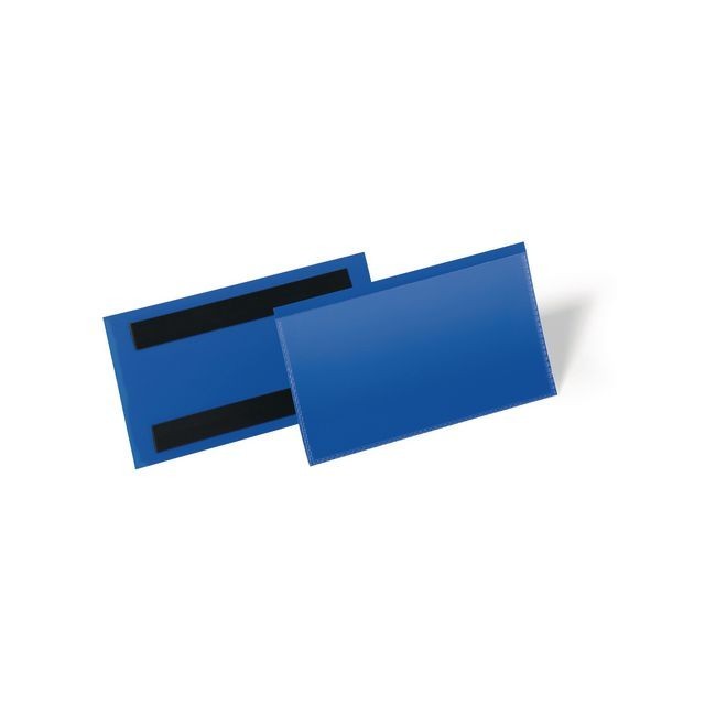 DURABLE Magnetische Documenthouder 150 x 67 mm Horizontaal Blauw (pak 50 stuks)