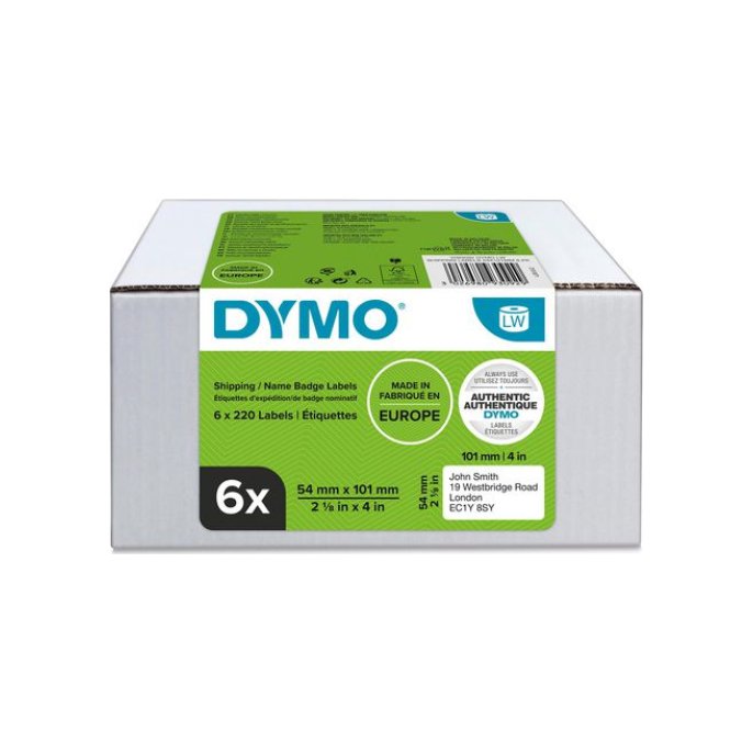 DYMO 99014 Etiket 54 x 101 mm (pak 6 rollen)