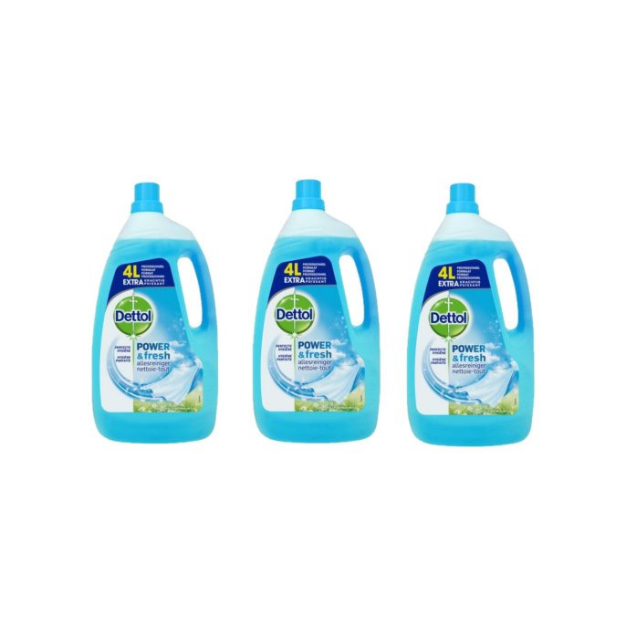 Dettol Allesreiniger Katoenfris (doos 3 x 4 liter)