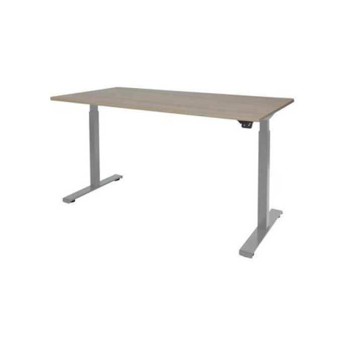 Dextro Basic Verstelbaar Bureau 160 x 80 cm Robson Aluminium