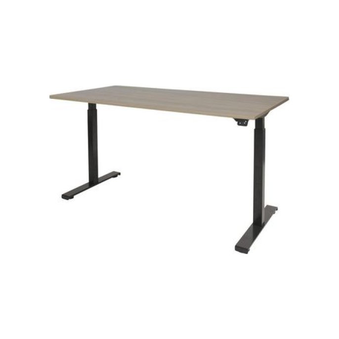 Dextro Basic Verstelbaar Bureau 160 x 80 cm Robson Zwart