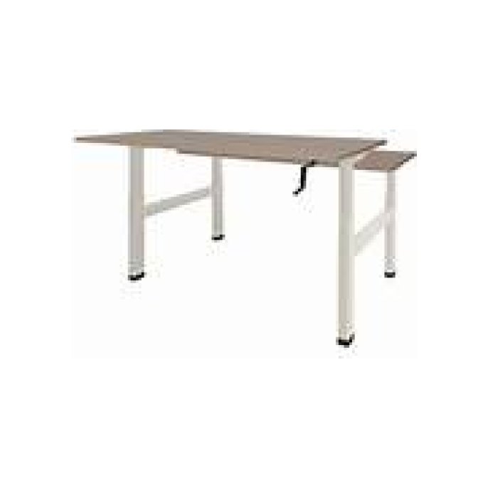 Dextro Duo Zit-Sta Bureau 120 x 80 cm Havana Wit