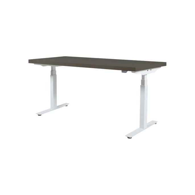 Dextro Plus Verstelbaar Bureau 180 x 80 cm Logan Wit