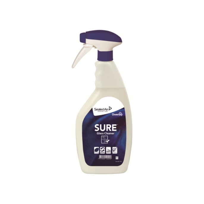 Diversey Navulbare spuitbus voor SURE-glasreiniger 750 ml (doos 6 x 750 milliliter)