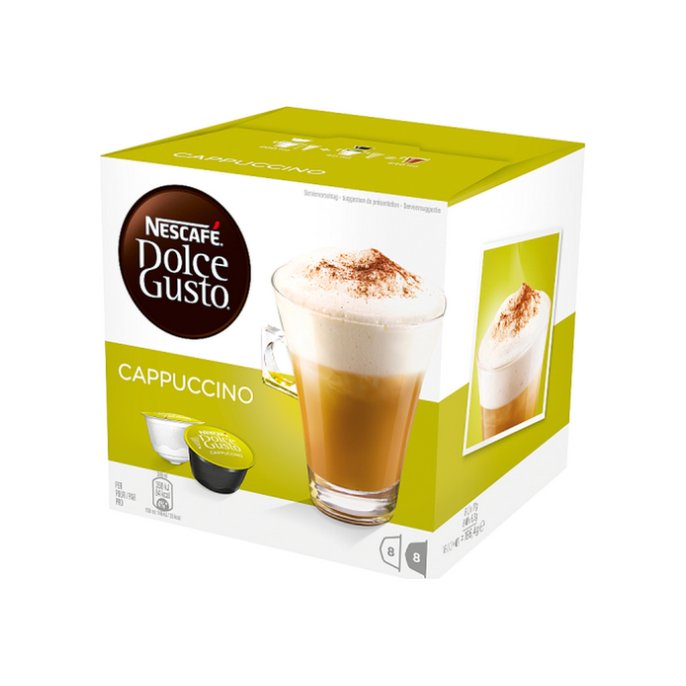 Dolce Gusto Koffiecups cappuccino/pk8x2