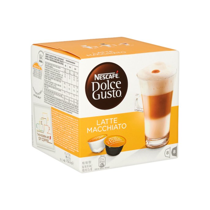 Dolce Gusto Koffiecups latte macch/pk8x2