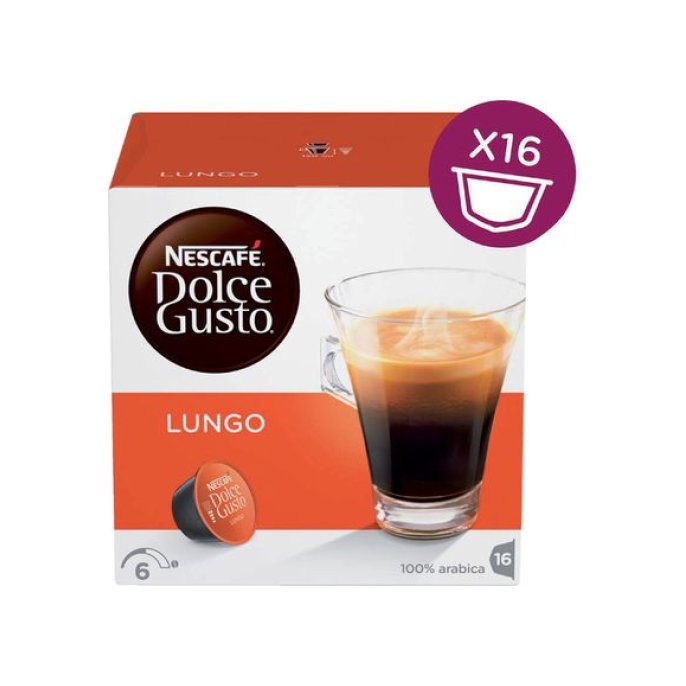 Dolce Gusto Koffiecups lungo/pk16