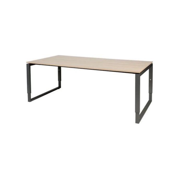 Domino Plus Vergadertafel 200 x 100 cm Havana Zwart