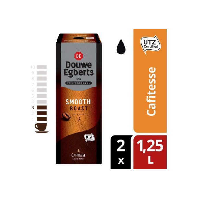 Douwe Egberts Cafitesse Smooth Roast Koffie 125 liter (doos 2 x 1250 milliliter)