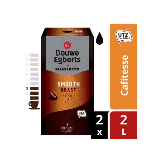 Douwe Egberts Cafitesse Smooth Roast Koffie (doos 2 x 2 liter)